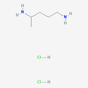 molecular formula C5H16Cl2N2 B2707397 Pentane-1,4-diamine dihydrochloride CAS No. 89789-67-3