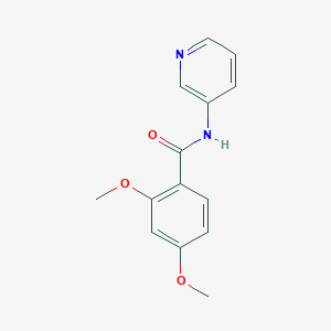 molecular formula C14H14N2O3 B270741 2,4-DIMETHOXY-N~1~-(3-PYRIDYL)BENZAMIDE 