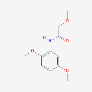 molecular formula C11H15NO4 B270743 N-(2,5-dimethoxyphenyl)-2-methoxyacetamide 