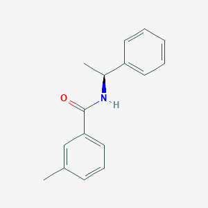 molecular formula C16H17NO B270745 3-methyl-N-[(1S)-1-phenylethyl]benzamide 