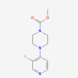 molecular formula C11H14IN3O2 B2707464 Methyl 4-(3-iodopyridin-4-yl)piperazine-1-carboxylate CAS No. 1803566-55-3