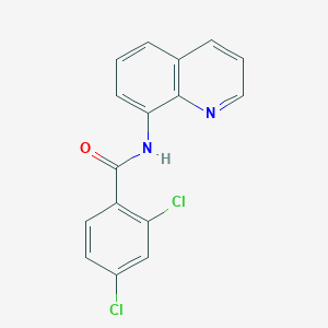 molecular formula C16H10Cl2N2O B270747 2,4-dichloro-N-quinolin-8-ylbenzamide 