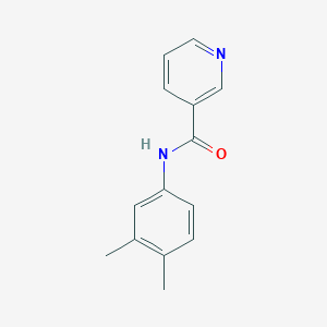 molecular formula C14H14N2O B270754 N-(3,4-dimethylphenyl)pyridine-3-carboxamide 