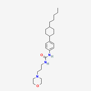 molecular formula C25H41N3O2 B2707561 N-(3-morpholinopropyl)-N'-[4-(4-pentylcyclohexyl)phenyl]urea CAS No. 866137-18-0