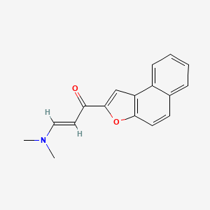 molecular formula C17H15NO2 B2707572 (2E)-3-(dimethylamino)-1-{naphtho[2,1-b]furan-2-yl}prop-2-en-1-one CAS No. 692287-22-2