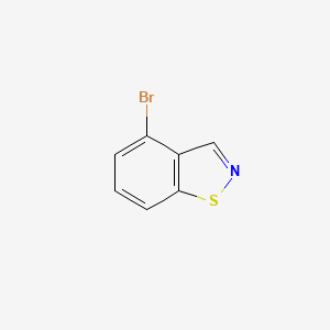 molecular formula C7H4BrNS B2707685 4-Bromobenzo[d]isothiazole CAS No. 1326714-98-0