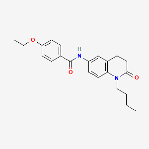 molecular formula C22H26N2O3 B2707705 N-(1-butyl-2-oxo-1,2,3,4-tetrahydroquinolin-6-yl)-4-ethoxybenzamide CAS No. 954684-53-8
