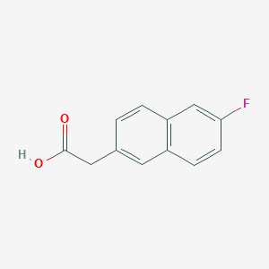 molecular formula C12H9FO2 B2707777 2-(6-fluoronaphthalen-2-yl)acetic acid CAS No. 325-11-1