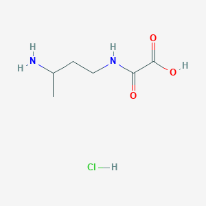 2-(3-Aminobutylamino)-2-oxoacetic acid;hydrochloride