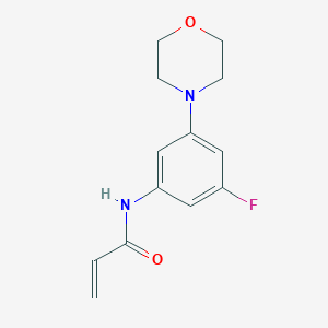 N-(3-Fluoro-5-morpholin-4-ylphenyl)prop-2-enamide