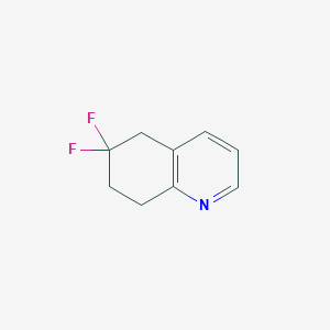 molecular formula C9H9F2N B2707829 6,6-Difluoro-5,6,7,8-tetrahydroquinoline CAS No. 2408962-21-8