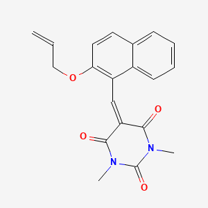 5-{[2-(allyloxy)-1-naphthyl]methylene}-1,3-dimethyl-2,4,6(1H,3H,5H)-pyrimidinetrione