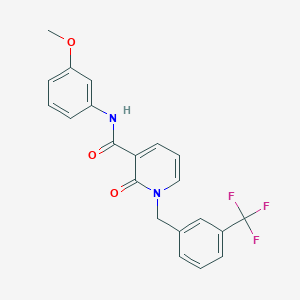 N-(3-methoxyphenyl)-2-oxo-1-(3-(trifluoromethyl)benzyl)-1,2-dihydropyridine-3-carboxamide