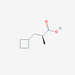 B2707861 (2S)-3-cyclobutyl-2-methylpropanoic acid CAS No. 2248187-83-7