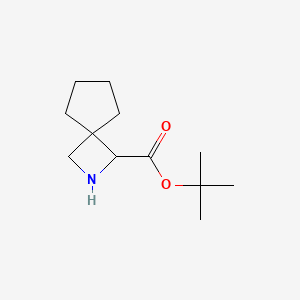 molecular formula C12H21NO2 B2707871 TERT-BUTYL 2-AZASPIRO[3.4]OCTANE-1-CARBOXYLATE CAS No. 2089692-96-4