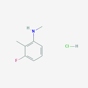 3-Fluoro-N,2-dimethylaniline;hydrochloride