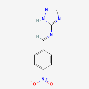 (E)-N-(4-nitrobenzylidene)-4H-1,2,4-triazol-3-amine