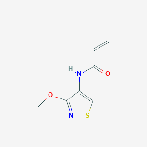 N-(3-Methoxy-1,2-thiazol-4-yl)prop-2-enamide