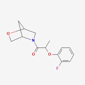 1-(2-Oxa-5-azabicyclo[2.2.1]heptan-5-yl)-2-(2-fluorophenoxy)propan-1-one