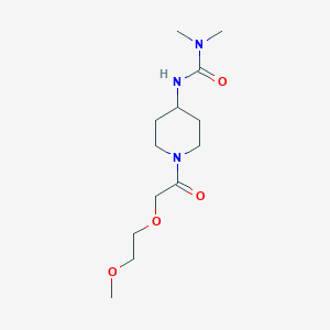 3-[1-[2-(2-Methoxyethoxy)acetyl]piperidin-4-yl]-1,1-dimethylurea