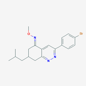 Aza(3-(4-bromophenyl)-7-(2-methylpropyl)(6,7,8-trihydrocinnolin-5-ylidene))methoxymethane