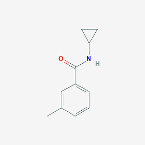 molecular formula C11H13NO B270808 N-cyclopropyl-3-methylbenzamide 
