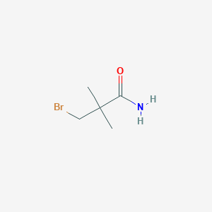 molecular formula C5H10BrNO B2708111 3-Bromo-2,2-dimethylpropanamide CAS No. 23143-81-9