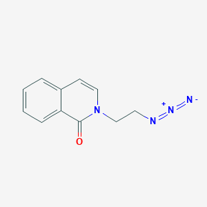 molecular formula C11H10N4O B2708126 2-(2-Azidoethyl)isoquinolin-1-one CAS No. 1557791-12-4