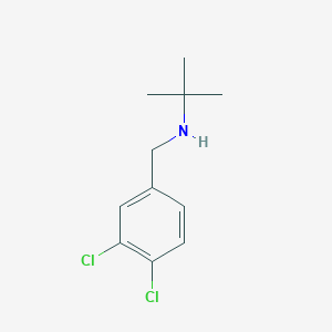 molecular formula C11H15Cl2N B2708139 Tert-butyl[(3,4-dichlorophenyl)methyl]amine CAS No. 893577-89-4