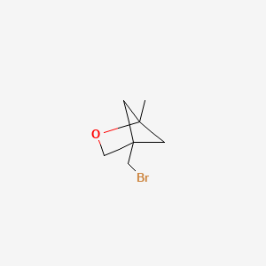molecular formula C7H11BrO B2708178 4-(Bromomethyl)-1-methyl-2-oxabicyclo[2.1.1]hexane CAS No. 2138423-39-7