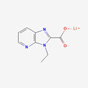 molecular formula C9H8LiN3O2 B2708194 锂 3-乙基-3H-咪唑并[4,5-b]吡啶-2-羧酸酯 CAS No. 2197054-74-1