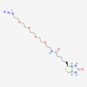 molecular formula C20H36N6O6S B2708195 Biotin-PEG4-Azide CAS No. 1309649-57-7; 875770-34-6