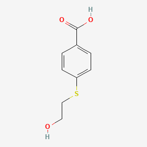 molecular formula C9H10O3S B2708257 4-[(2-Hydroxyethyl)thio]benzoic acid CAS No. 7184-99-8