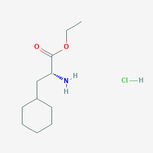 ethyl (2R)-2-amino-3-cyclohexylpropanoate hydrochloride