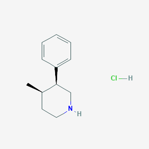 (3S,4R)-4-Methyl-3-phenylpiperidine;hydrochloride