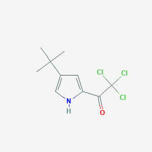 molecular formula C10H12Cl3NO B2708358 1-(4-tert-butyl-1H-pyrrol-2-yl)-2,2,2-trichloroethan-1-one CAS No. 2169386-52-9