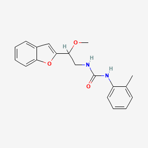1-(2-(Benzofuran-2-yl)-2-methoxyethyl)-3-(o-tolyl)urea