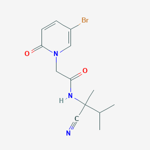 2-(5-bromo-2-oxo-1,2-dihydropyridin-1-yl)-N-(1-cyano-1,2-dimethylpropyl)acetamide