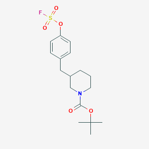 Tert-butyl 3-[(4-fluorosulfonyloxyphenyl)methyl]piperidine-1-carboxylate