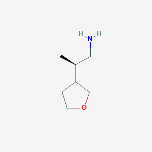 (2R)-2-(Oxolan-3-yl)propan-1-amine