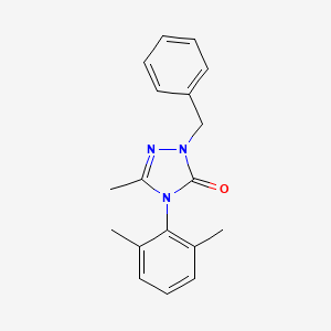 2-benzyl-4-(2,6-dimethylphenyl)-5-methyl-2,4-dihydro-3H-1,2,4-triazol-3-one