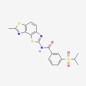 3-(isopropylsulfonyl)-N-(7-methylbenzo[1,2-d:3,4-d']bis(thiazole)-2-yl)benzamide