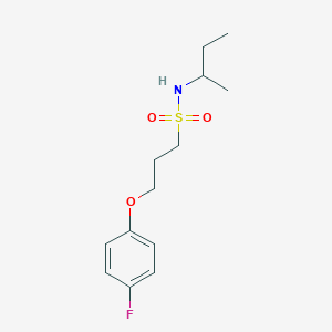N-(sec-butyl)-3-(4-fluorophenoxy)propane-1-sulfonamide