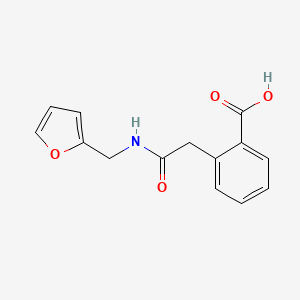 2-{2-[(Furan-2-ylmethyl)amino]-2-oxoethyl}benzoic acid