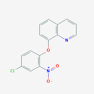4-Chloro-2-nitro-1-(8-quinolyloxy)benzene