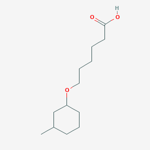 6-[(3-Methylcyclohexyl)oxy]hexanoic acid