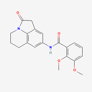 2,3-dimethoxy-N-(2-oxo-2,4,5,6-tetrahydro-1H-pyrrolo[3,2,1-ij]quinolin-8-yl)benzamide