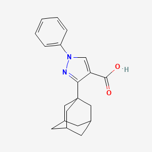 3-(1-Adamantyl)-1-phenyl-1H-pyrazole-4-carboxylic acid