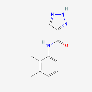 molecular formula C11H12N4O B2708517 N-(2,3-dimethylphenyl)-1H-1,2,3-triazole-5-carboxamide CAS No. 1490671-92-5