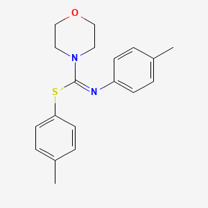 (4-methylphenyl) N-(4-methylphenyl)morpholine-4-carboximidothioate